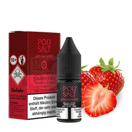 POD SALT CORE Strawberry Nikotinsalz Liquid 10ml