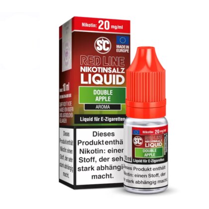 SC Red Line - Double Apple - Nikotinsalz Liquid 10ml 10 mg/ml