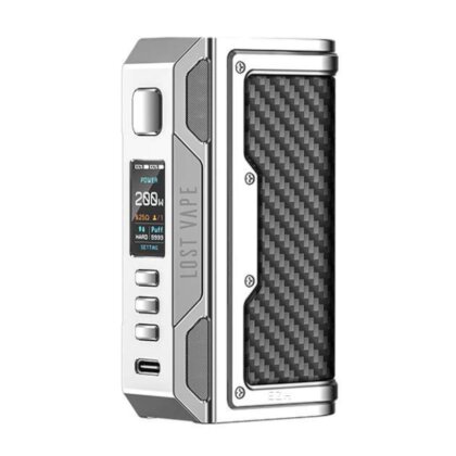 Lost Vape Thelema Quest 200 W Mod Akkutr&auml;ger silver-carbon