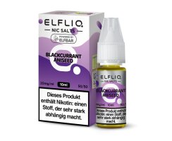 Elfbar ELFLIQ Blackcurrant Aniseed Nikotinsalz Liquid 10ml