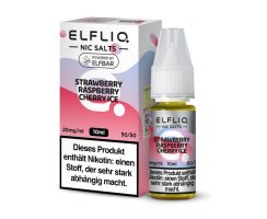 Elfbar ELFLIQ Strawberry Raspberry Cherry Ice Nikotinsalz Liquid 10ml