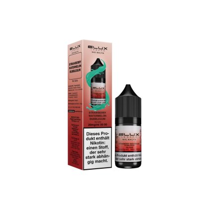 ELUX Strawberry Watermelon Bubblegum Nikotinsalz Liquid 10ml