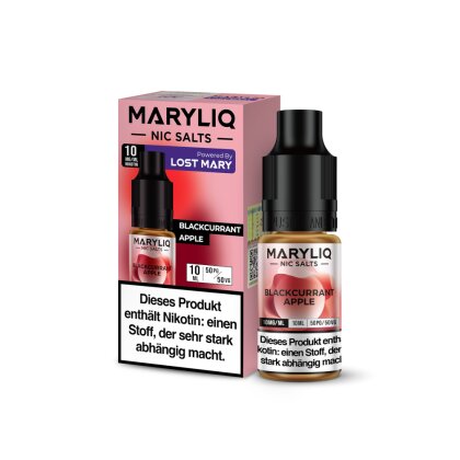 MARYLIQ - Blackcurrant Apple - Nikotinsalz Liquid 10ml