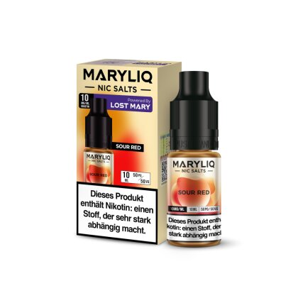 MARYLIQ - Sour Red - Nikotinsalz Liquid 10ml