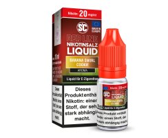 SC Red Line - Banana Swirl Cookie - Nikotinsalz Liquid 10ml