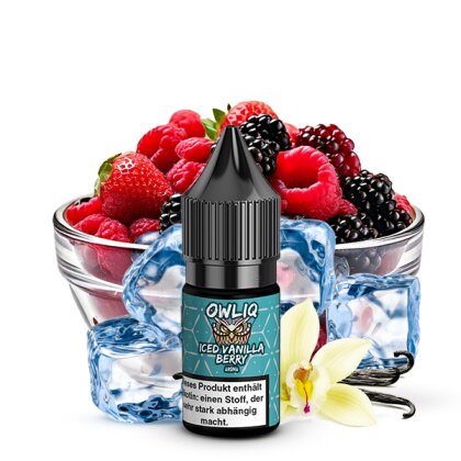 OWLIQ Iced Vanilla Berry Nikotinsalz Liquid 10ml