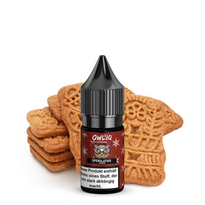 OWLIQ Weihnachtsedition Spekulatius Nikotinsalz Liquid 10ml